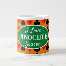 Grande Tasse I Love Pinochle Saison Burnt Orange