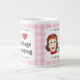 Grande Tasse I Love Vintage Shopping Mug