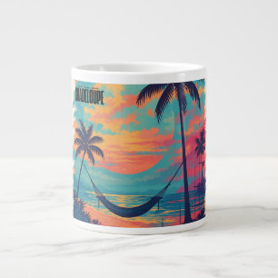 Grande Tasse “I miss you Guadeloupe” – Coucher de soleil & hama