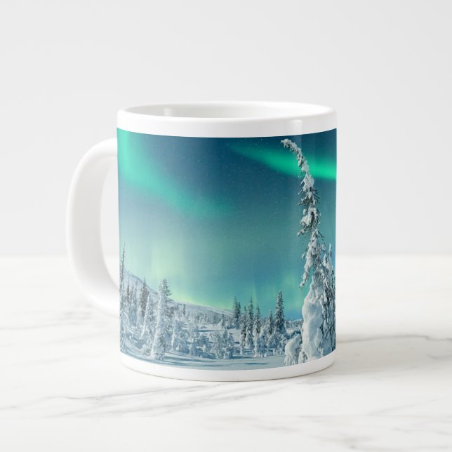 Grande Tasse Ice & Snow | Northern Lights, Lapland, Finland (Devant gauche)