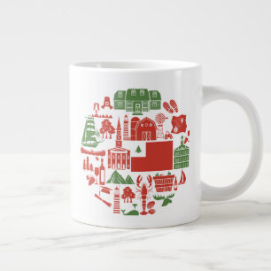 Grande Tasse Icônes de la Nouvelle-Angleterre