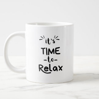 Grande Tasse "Il est temps de se détendre" Boug de spécialités