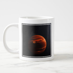 Grande Tasse Illustration De Exoplanet Vhs 1256 B Et Ses Étoile