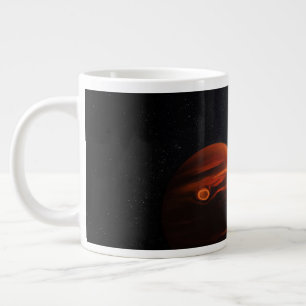 Grande Tasse Illustration De Exoplanet Vhs 1256 B Et Ses Étoile