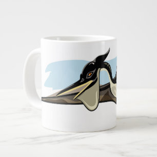 Grande Tasse Illustration D'Un Pteranodon Dinosaure.