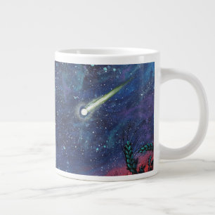 Grande Tasse Illustration d'une étoile de tir
