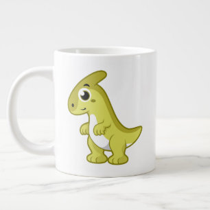 Grande Tasse Illustration Mignonne D'Un Parasaurolophus Dinosau