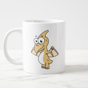 Grande Tasse Illustration Mignonne D'Un Pterodactyl. 2