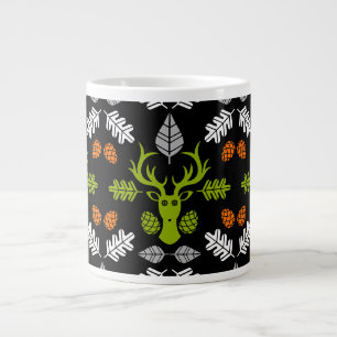 Grande Tasse Impression de la nature du cerf de la forêt