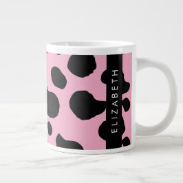 Grande Tasse Impression De Vache, Spots De Vache, Vache Rose, V