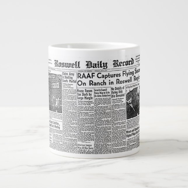 Grande Tasse Incident d'UFO de Roswell (Devant)