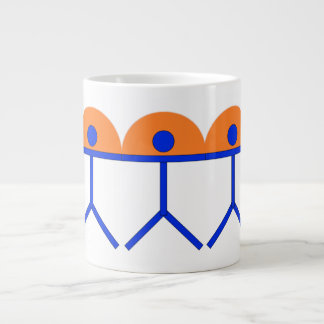 Grande Tasse Indalo Man Blue and Orange Sun