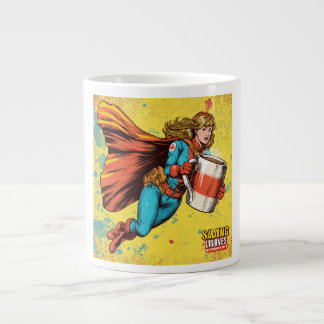 Grande Tasse Infirmière super-héroïne dans le style de l'art de