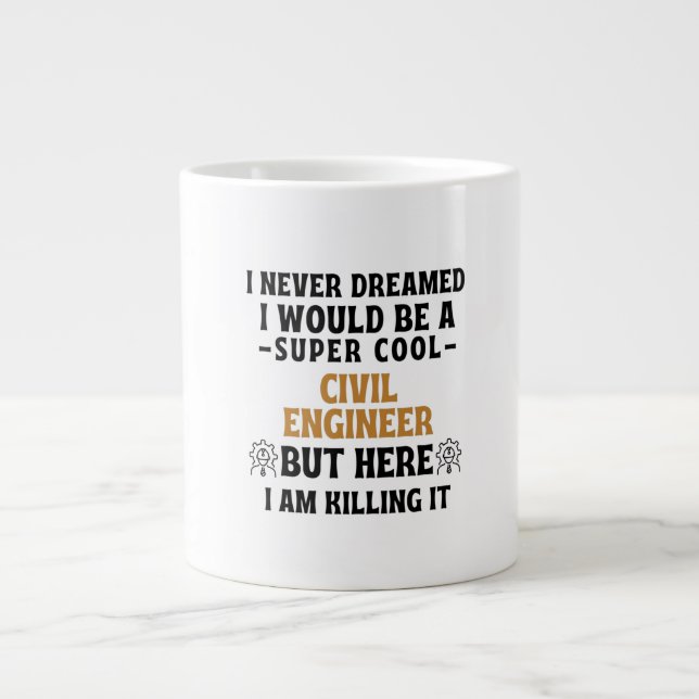 GRANDE TASSE INGÉNIEUR CIVIL (Devant)