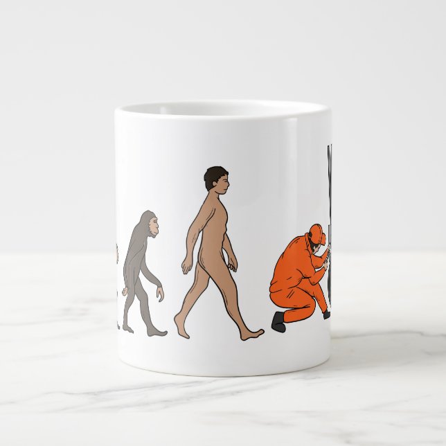 Grande Tasse Ingénieur de l'évolution mécanique de l'avion (Devant)