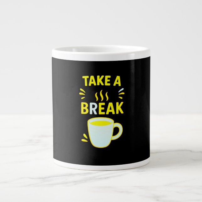 Grande Tasse Inspirational Coffee Mug for Office (Devant)