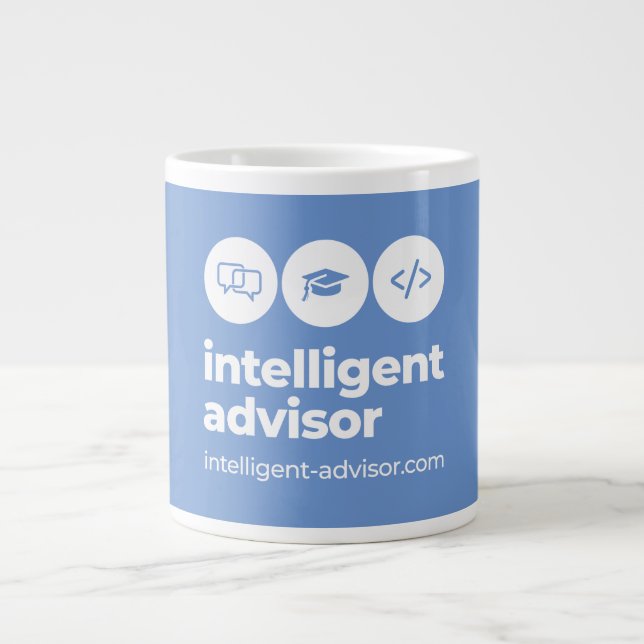 Grande Tasse Intelligent-Advisor.com Mug 2021 Extra Large Dark (Devant)