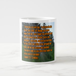 Grande Tasse Isaïe 12:1-3 Mug WEBU