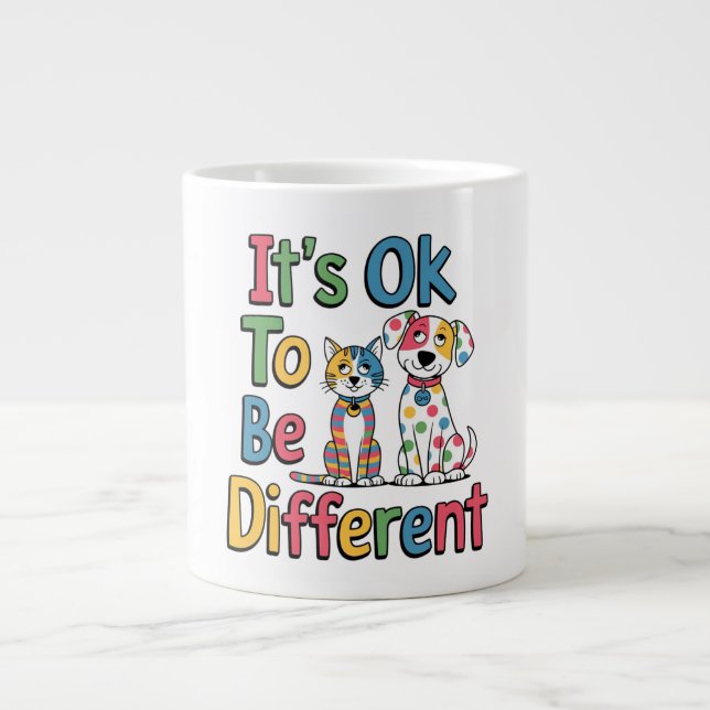 Grande Tasse It's ok to be different (Devant)