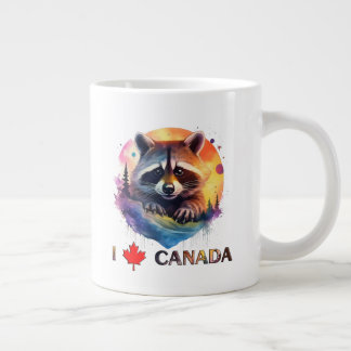 Grande Tasse J'aime le Canada