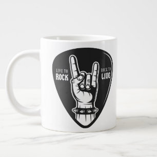 Grande Tasse J'aime le rock