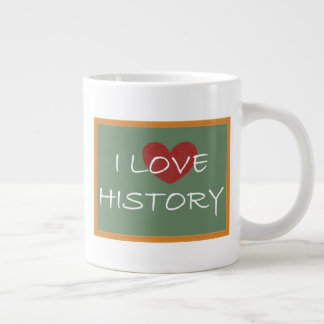 Grande Tasse J'aime l'histoire