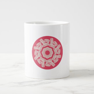 Grande Tasse J'Aime Ma Vie Rose | Art ASMR silencieux
