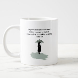 Grande Tasse James 1:4 Verset Biblique Mug Chrétien