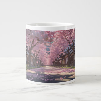 Grande Tasse Japanese Cherry Blossom Sakura Mug - Day & Night S