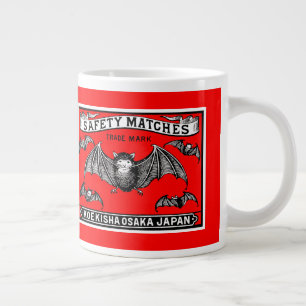 Grande Tasse Japonais La Sécurité Correspond À Art Bats