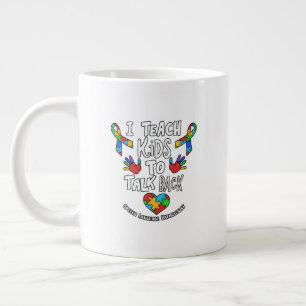 Grande Tasse J'Apprends Aux Enfants À Parler De La Thérapie L