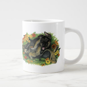 Grande Tasse Jardin de chiots