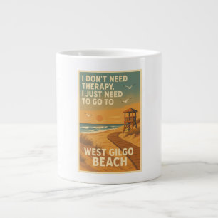 Grande Tasse Je n'ai pas besoin de thérapie, j'ai juste besoin 