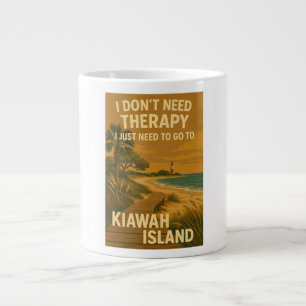 Grande Tasse Je n'ai pas besoin de thérapie, j'ai juste besoin 