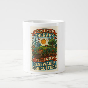 Grande Tasse Je n'ai pas besoin de thérapie, j'ai juste besoin 