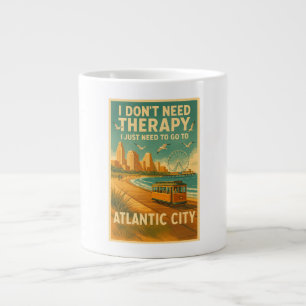 Grande Tasse Je n'ai pas besoin de thérapie, j'ai juste besoin 