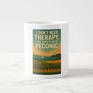 Grande Tasse Je n'ai pas besoin de thérapie, j'ai juste besoin 
