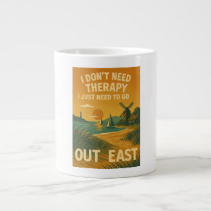Grande Tasse Je n'ai pas besoin de thérapie, j'ai juste besoin 