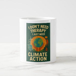 Grande Tasse Je n'ai pas besoin de thérapie, j'ai juste besoin 