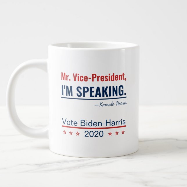 Grande Tasse Je parle Kamala Harris Président 2024 (Gauche)