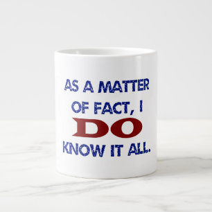 Grande Tasse Je sais tout