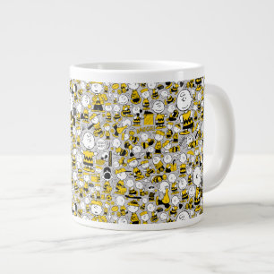 Grande Tasse Je Suis Charlie Motif Brown