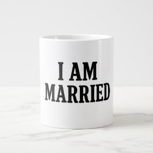 Grande Tasse Je suis marié drôle - Cadeau pour les couples