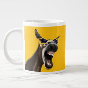 Grande Tasse Je suis un âne de matinée, Fun Novelty Mug