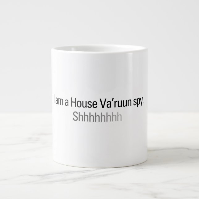 Grande Tasse Je suis une maison Va'ruun Spy mug (Devant)