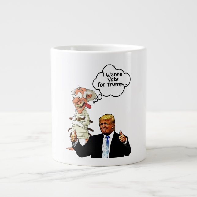 Grande Tasse "Je veux voter" (Devant)