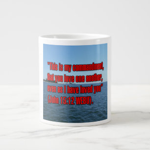 Grande Tasse Jean 15:12 WEBU Mug