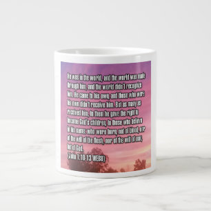Grande Tasse Jean 1:10-13 WEBU Mug