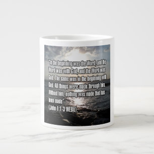 Grande Tasse Jean 1:1-3 WEBU Mug