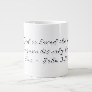 Grande Tasse Jean 3:16, Mug Spécialité Cadeau